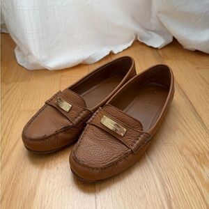Coach Brown Leather Loafers